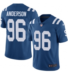 Youth Nike Indianapolis Colts #96 Henry Anderson Royal Blue Team Color Vapor Untouchable Limited Player NFL Jersey