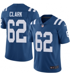 Youth Nike Indianapolis Colts #62 Le'Raven Clark Royal Blue Team Color Vapor Untouchable Limited Player NFL Jersey