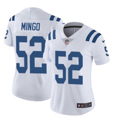 Women's Nike Indianapolis Colts #52 Barkevious Mingo White Vapor Untouchable Limited Player NFL Jersey