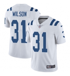 Men's Nike Indianapolis Colts #31 Quincy Wilson White Vapor Untouchable Limited Player NFL Jersey