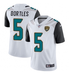 Youth Nike Jacksonville Jaguars #5 Blake Bortles White Vapor Untouchable Limited Player NFL Jersey