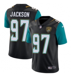 Men's Nike Jacksonville Jaguars #97 Malik Jackson Black Alternate Vapor Untouchable Limited Player NFL Jersey