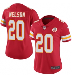 Women's Nike Kansas City Chiefs #20 Steven Nelson Red Team Color Vapor Untouchable Limited Player NFL Jersey
