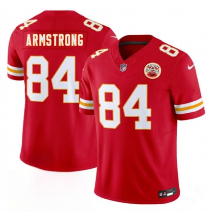 Men's Kansas City Chiefs #84 Andrew Armstrong Red 2026 F.U.S.E. Vapor Untouchable Limited Football Stitched Jersey