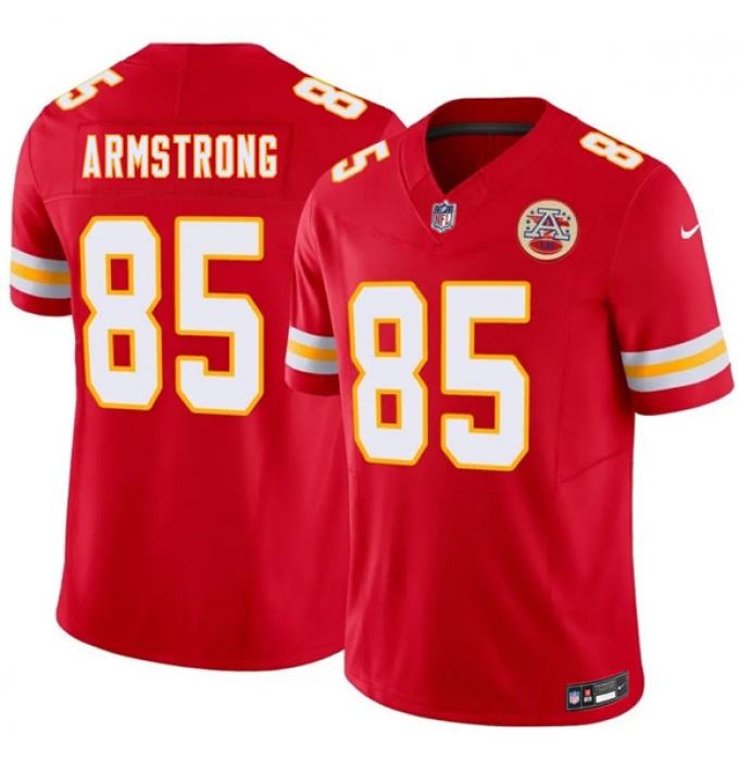Men’s Kansas City Chiefs #85 Andrew Armstrong Red 2026 F.U.S.E. Vapor Untouchable Limited Football Stitched Jersey