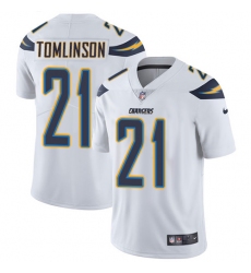 Youth Nike Los Angeles Chargers #21 LaDainian Tomlinson White Vapor Untouchable Limited Player NFL Jersey